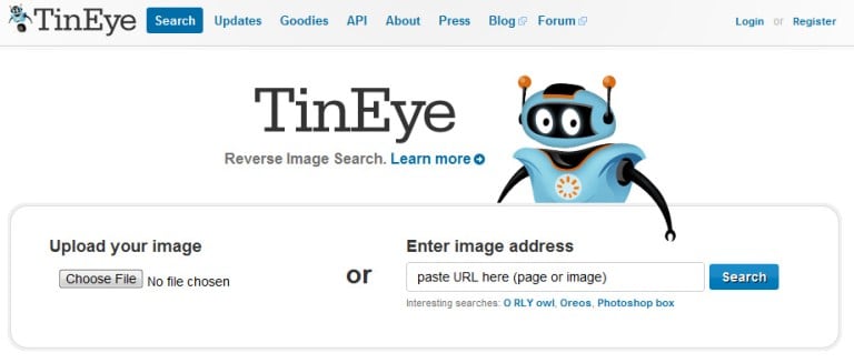 los 10 mejores motores de busqueda de imagen inversa y aplicaciones en 2018 TinEye