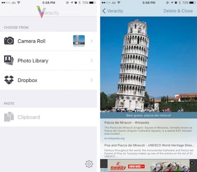 los 10 mejores motores de busqueda de imagen inversa y aplicaciones en 2018 Veracity for iOS
