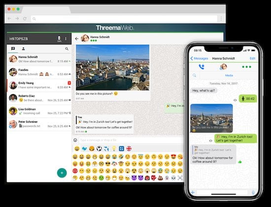 Threema 1 Alternativa a WhatsApp en 2020