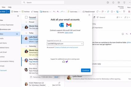 Integración de Outlook con Gmail