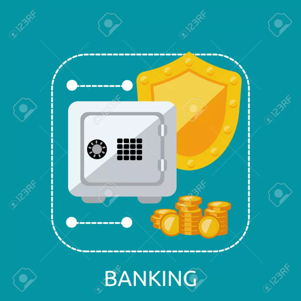 54338866 banca concepto de proteccion de seguridad las finanzas del negocio bancario de dinero y la