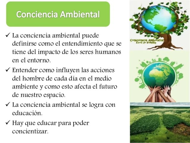 Concienciación y protección ambiental