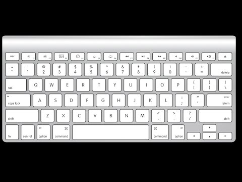 Un teclado de computadora