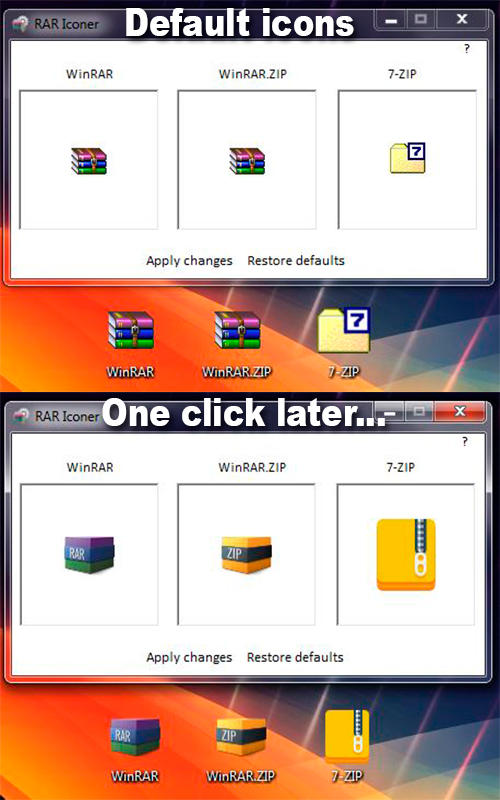 rar iconer change winrar and 7 zip icons by frank1n d8kwkib fullview