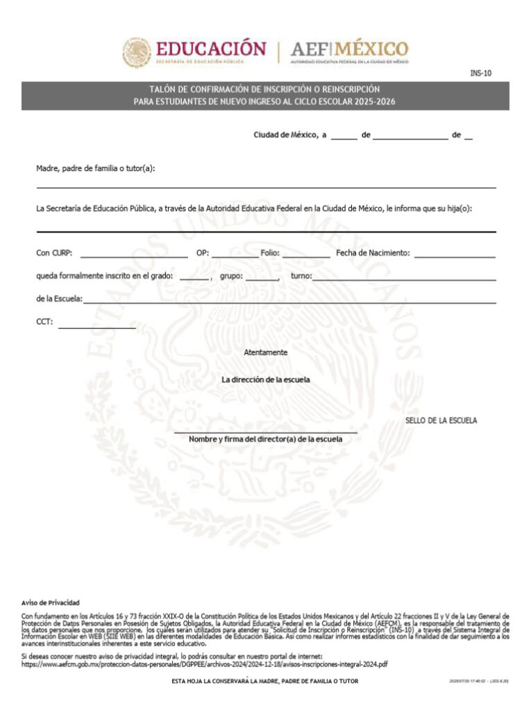 Guía para solicitar Verano Joven 2026: Paso a paso 23 Confirmación de inscripción