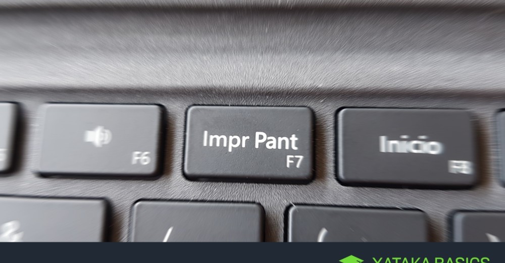 Teclado con tecla "Impr Pant"