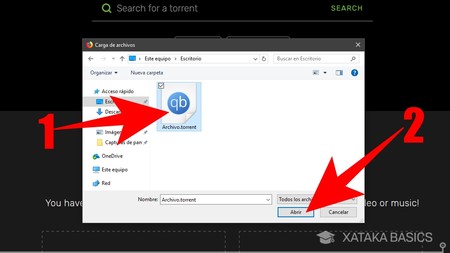 Descarga películas y series en HD con Pedia Torrent: Guía paso a paso 19 Archivo torrent en pantalla