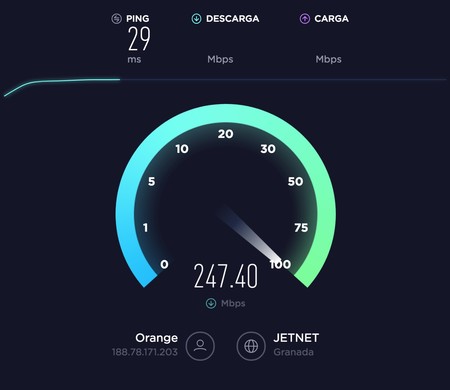 Medidor de velocidad de internet