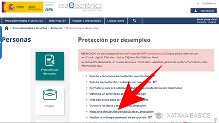 Guía paso a paso para solicitar subsidios a desempleados en España 13 Calculadora de prestaciones del SEPE