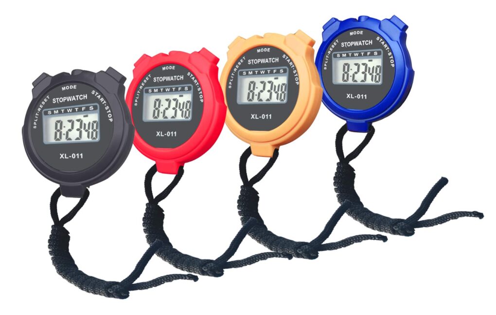 Cronómetro en pantalla