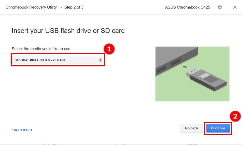 Instala Chrome OS en tu Chromebook en pocos pasos 22 Pantalla de recuperación Chrome OS
