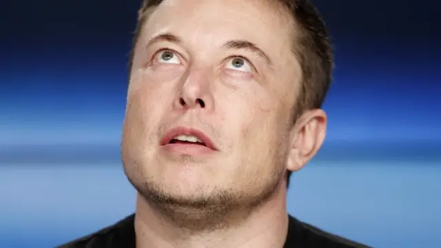 Rostro de Elon Musk