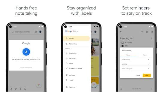 Guía para usar Google Keep como software de organización eficiente 8 Googel Keep pantallas 1