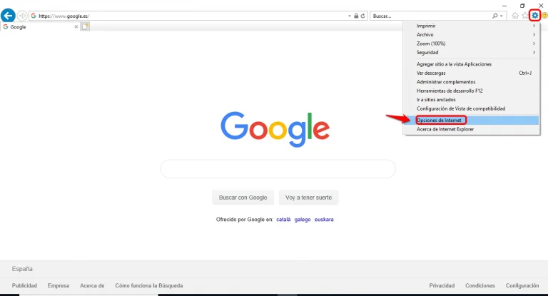 Certificado digital en Internet Explorer