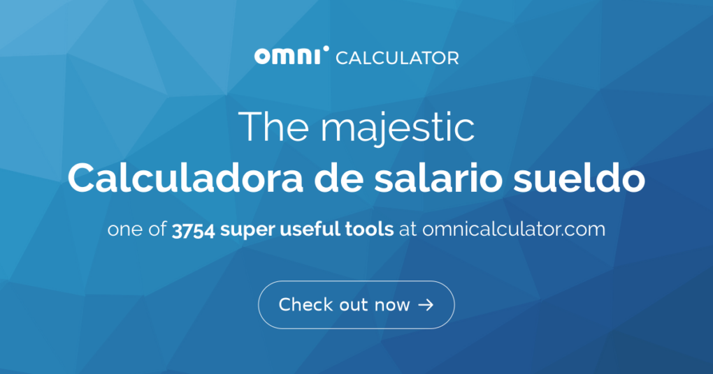 Calculadora de sueldo