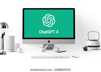 ¡Crea imágenes realistas con ChatGPT en 5 pasos! 10 chatgpt4 white logo on computer 260nw 2288829253