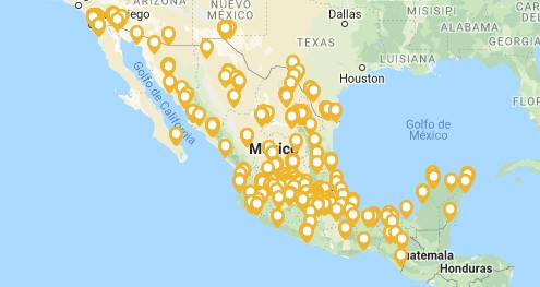 Mapa de cobertura de Movistar
