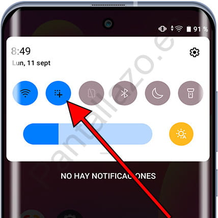 Captura de pantalla paso a paso
