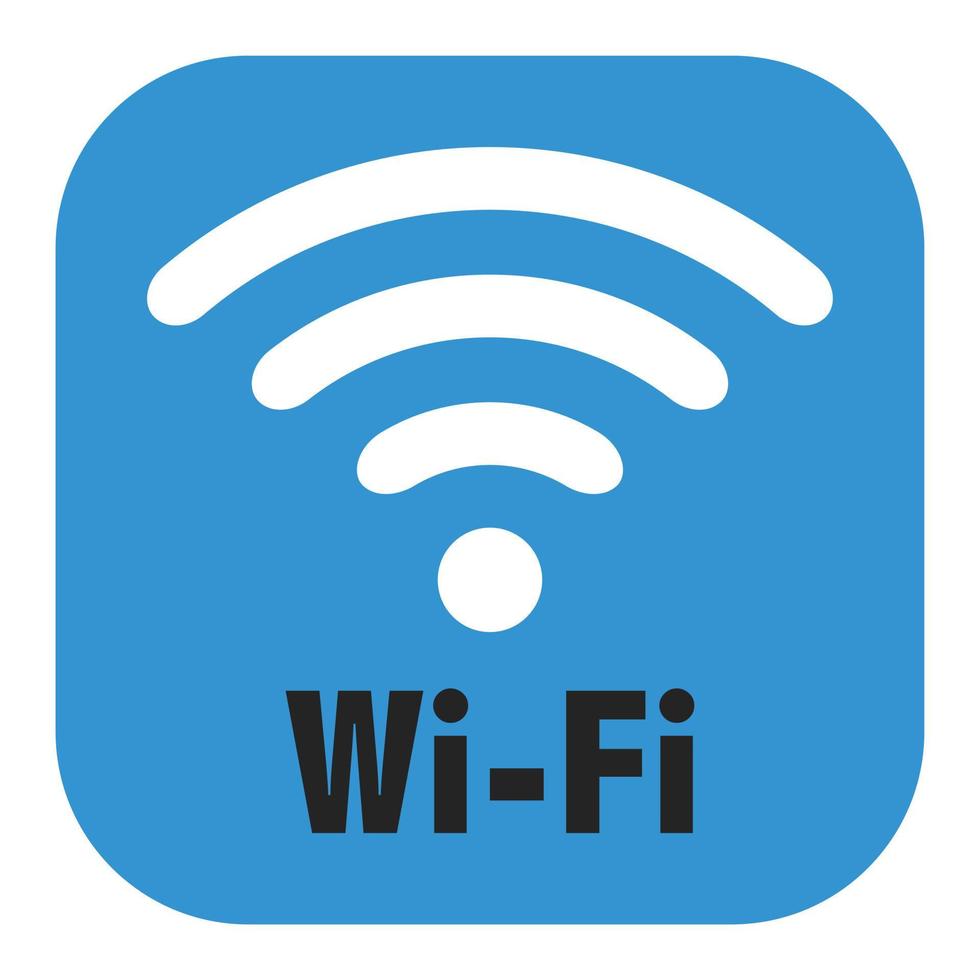 flat style wi fi icon network symbol for internet connection vector 1