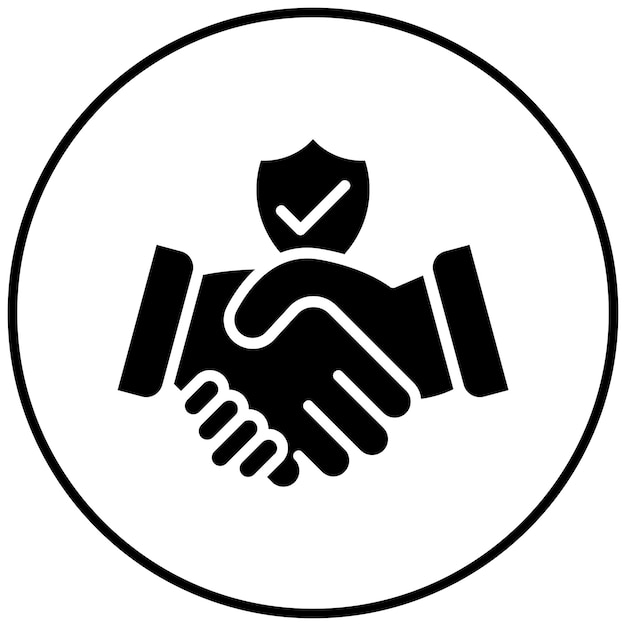 Icono de seguridad y confiabilidad