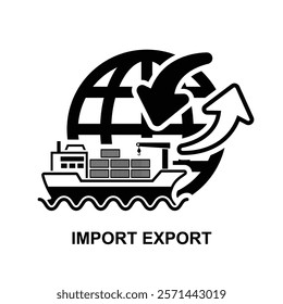 Icono de exportación adecuada