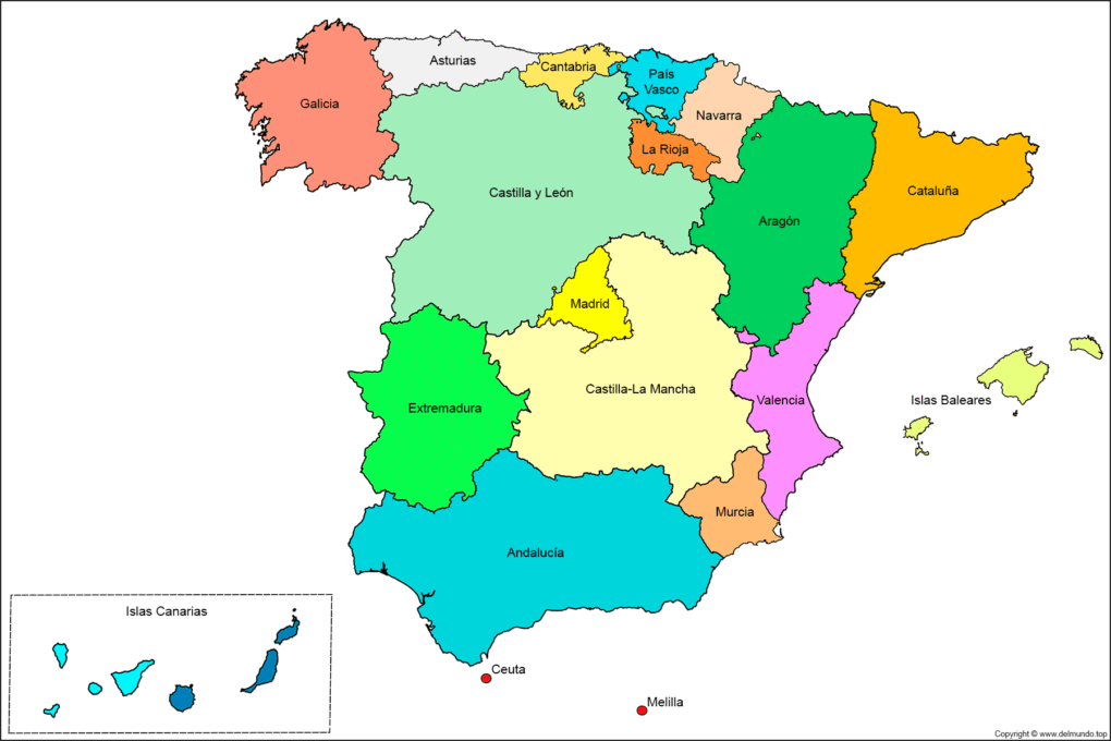 Significado del prefijo 621: ¿De dónde es? ¡Descúbrelo aquí! 13 Mapa de España