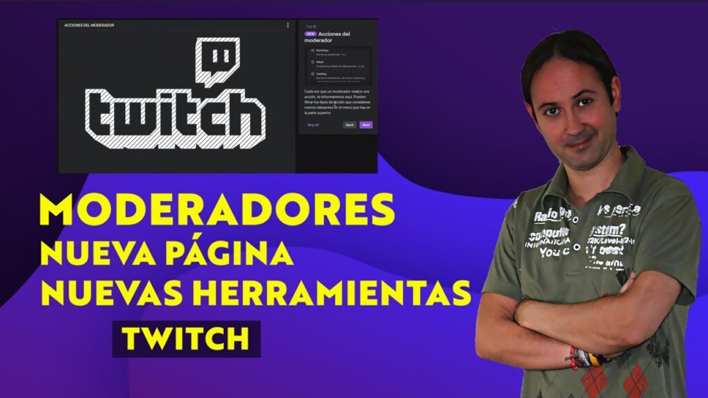 Moderador en acción