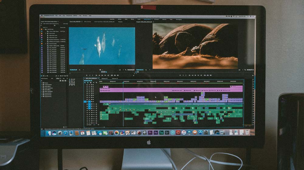Pantalla de edición de video