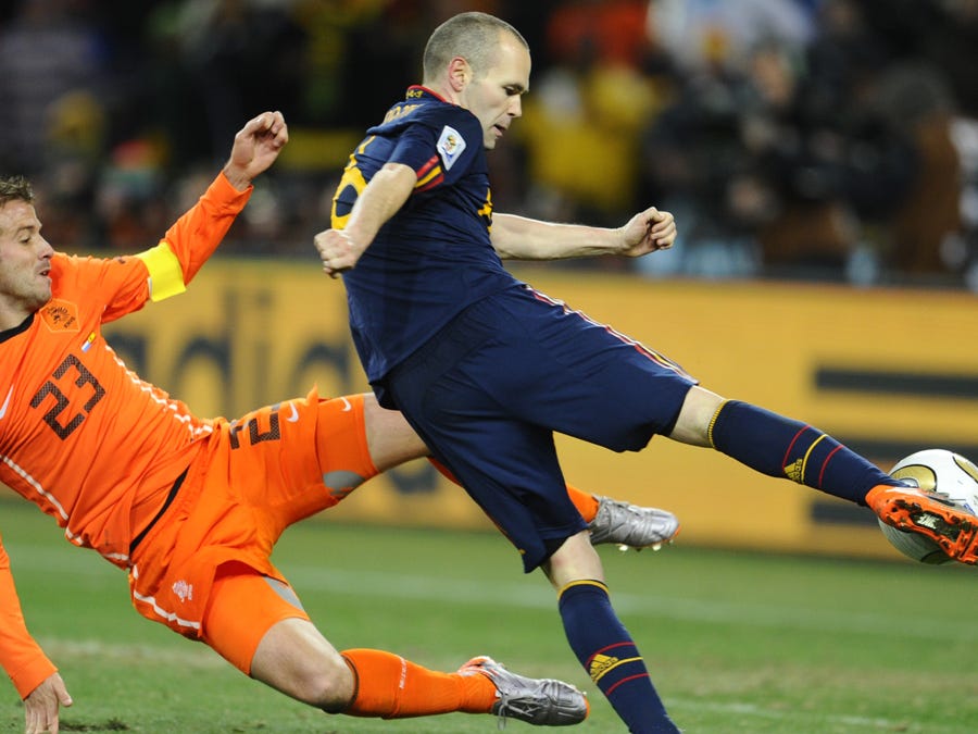 Un partido de fútbol emocionante