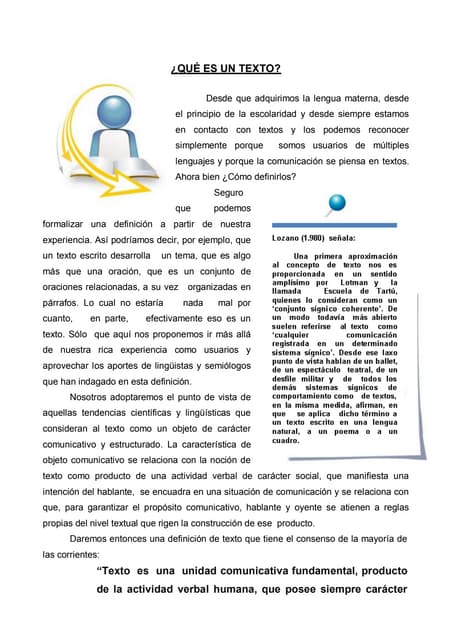 Texto coherente y preciso