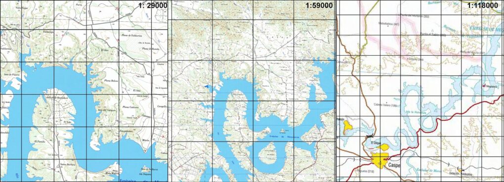 Mapas con misma escala