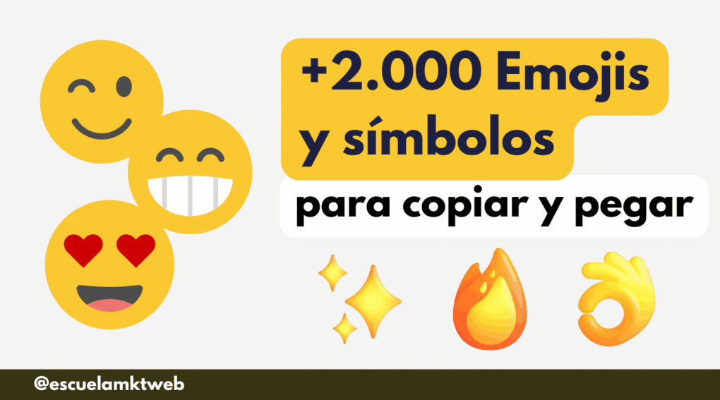 Emoji pegado en texto