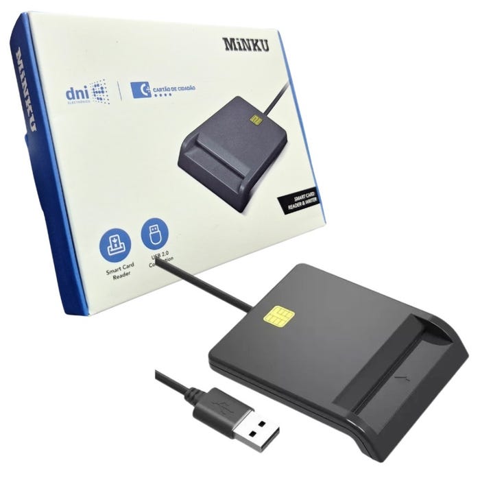 Puerto USB y lector DNI