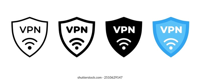 Logo de VPN en dispositivo