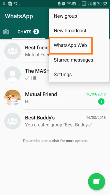Botón de "Transferir archivos aquí"