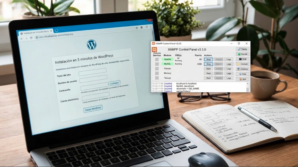 Cómo instalar WordPress en Localhost con XAMPP paso a paso