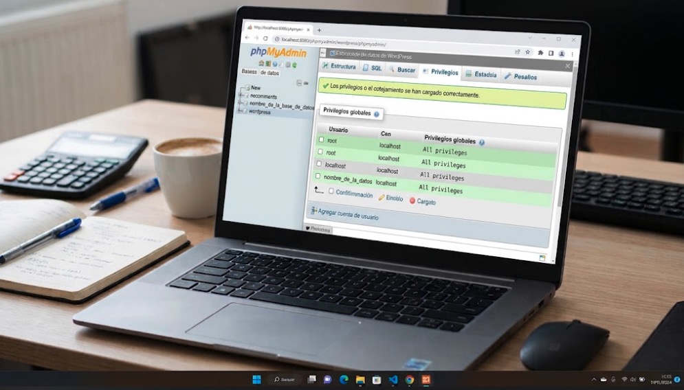 Revisión y reparación de tablas de WordPress en phpMyAdmin